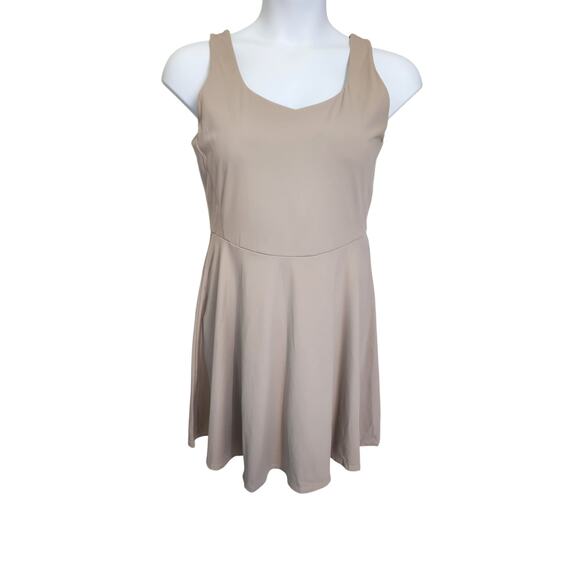 Fawnfit 3 in 1 Athleisure Mini Tank Dress with Built-in Bra Size 1X-Large - Picture 1 of 10
